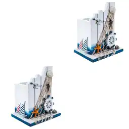Walmart 2 PCS Keyboard Ornaments Desk Pen Holder Office Decor Organizer White offer