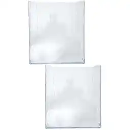 Walmart Raindrops 2pcs Transparent Magazine Holder Wall Mounted File Rack Paper Materials Box offer