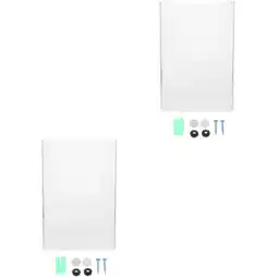 Walmart 2 Pieces Wall Mounted Document Holder Magazine Brochure Wall-Mounted Rack offer