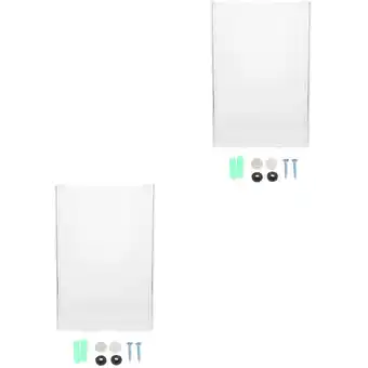 Walmart 2 Pieces Wall Mounted Document Holder Magazine Brochure Wall-Mounted Rack offer