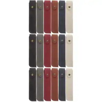 Walmart Raindrops 18 pcs Ballpoint Pen Holder Pencils Case Portable Pen Sleeve Single Fountain Pen Sleeve offer