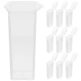 Walmart 20 PCS Slide Cases 5 Slides Pathological Boxes Opening Slide Mailers for Supplies offer