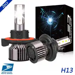Walmart For Chevy Spark 2013-2020 LED Headlight Bulb H13/9008 High&Low Beam 6000K White 2pcs offer