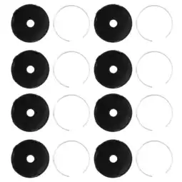 Walmart 8pcs Black Plastic Wheel Cover Caps for Home Use with Durable Design and Classic Patterns Fits Most offer