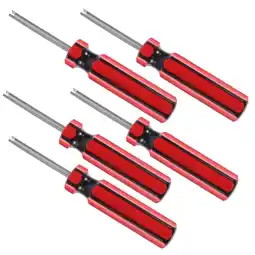 Walmart Valve Core Removal Tool Set for Automotive and Bike Tire Repairs 5-Piece Assorted Color offer