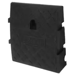Walmart Garage Wheel Stop Stopper Ramp 27.00X25.00X7.00CM Black offer