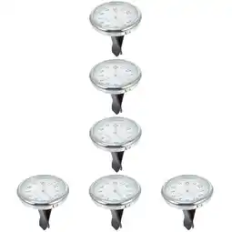Walmart Raindrops 6 Sets Auto Clock Dashboard Digital Clock Adhesive Mini Vehicle Clock Car Clock offer