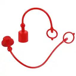 Walmart 2 Sets Quick Connector Dust Cap Adapter Hydraulic Covers Red offer