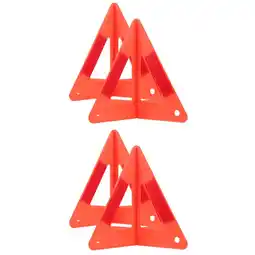Walmart Raindrops 4 Sets Side Of The Road 3D Plastic Safety Triangle Sturdy Car Warning Sign offer