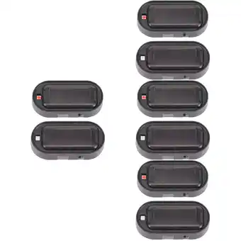 Walmart Raindrops 8 pcs Car Warning Lamp Anti- Warning Light Solar Flashing Light offer