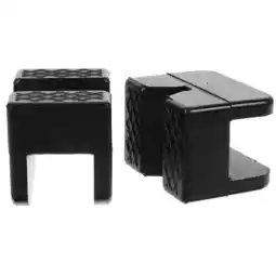 Walmart unbranded 2 Pcs Floor Jack Saddle Pad Automobile Stand Disk Adapter Folding Black offer