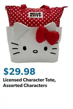 Sam's Club Licensed Character Tote, Assorted Characters offer