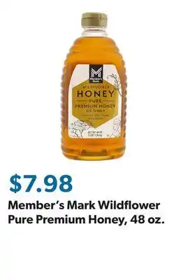 Sam's Club Member's Mark Wildflower Pure Premium Honey, 48 oz offer
