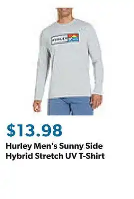 Sam's Club Hurley Men's Sunny Side Hybrid Stretch UV T-Shirt offer