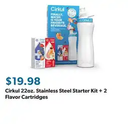 Sam's Club Cirkul 22oz. Stainless Steel Starter Kit + 2 Flavor Cartridges offer