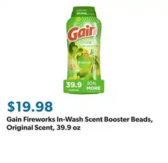Sam's Club Gain Fireworks In-Wash Scent Booster Beads, Original Scent, 39.9 oz offer