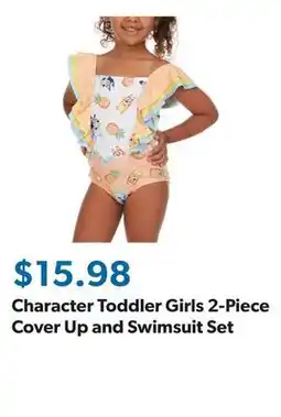 Sam's Club Character Toddler Girls 2-Piece Cover Up and Swimsuit Set offer