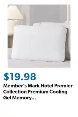 Sam's Club Member's Mark Hotel Premier Collection Premium Cooling Gel Memory Foam Pillow, Assorted Sizes offer
