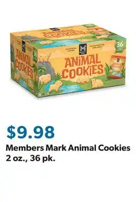 Sam's Club Members Mark Animal Cookies 2 oz., 36 pk offer