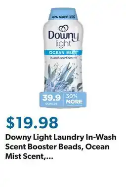 Sam's Club Downy Light Laundry In-Wash Scent Booster Beads, Ocean Mist Scent, 39.9 oz offer