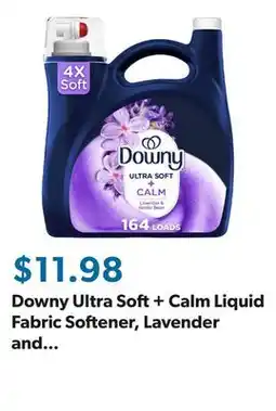 Sam's Club Downy Ultra Soft + Calm Liquid Fabric Softener, Lavender and Vanilla Bean, 164 Loads, 111 fl. oz offer
