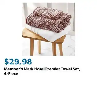 Sam's Club Member's Mark Hotel Premier Towel Set, 4-Piece offer