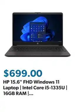 Sam's Club HP 15.6 FHD Windows 11 Laptop | Intel Core i5-1335U | 16GB RAM | 512GB SSD offer