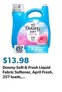 Sam's Club Downy Soft & Fresh Liquid Fabric Softener, April Fresh, 257 loads, 150 fl. oz offer