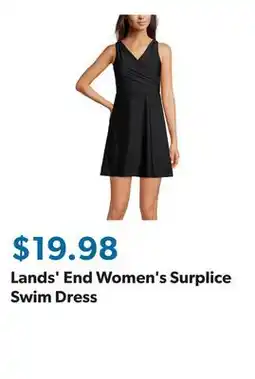 Sam's Club Lands' End Women's Surplice Swim Dress offer