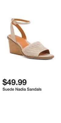 TJ Maxx Suede Nadia Sandals offer
