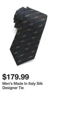 TJ Maxx Men's Made In Italy Silk Designer Tie offer