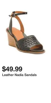 TJ Maxx Leather Nadia Sandals offer