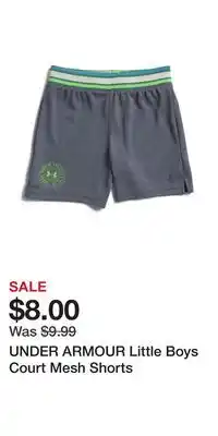 TJ Maxx UNDER ARMOUR Little Boys Court Mesh Shorts offer