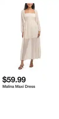 TJ Maxx Malina Maxi Dress offer