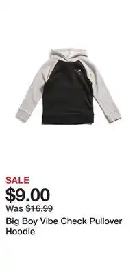 TJ Maxx Big Boy Vibe Check Pullover Hoodie offer