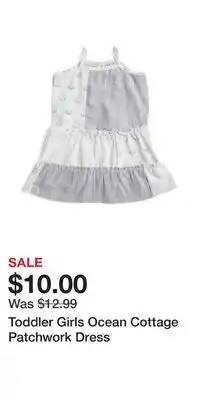 TJ Maxx Toddler Girls Ocean Cottage Patchwork Dress offer