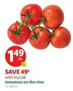 Lidl Tomatoes on the vine offer
