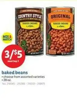 Lidl Baked beans offer