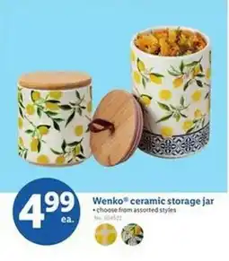 Lidl Wenko ceramic storage jar offer