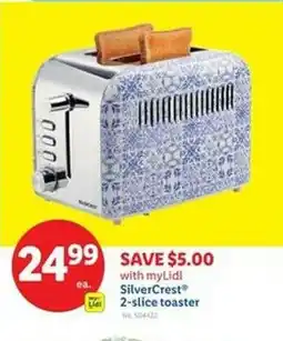 Lidl SilverCrest 2-slice toaster offer