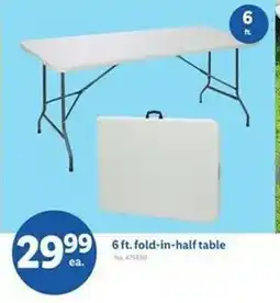 Lidl Fold-in-half table offer