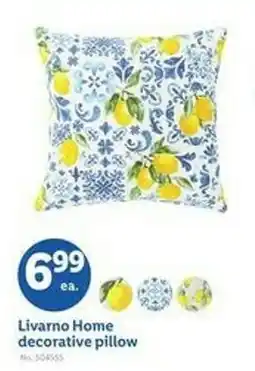 Lidl Livarno home decorative pillow offer