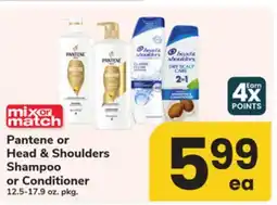ACME Pantene or Head & Shoulders Shampoo or Conditioner offer