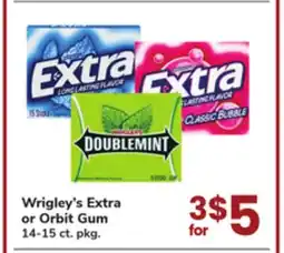 ACME Wrigley's Extra or Orbit Gum offer