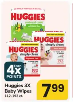 ACME Huggies 3X Baby Wipes offer