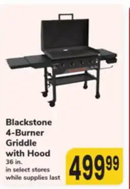 ACME Blackstone 4-Burner Griddle with Hood offer