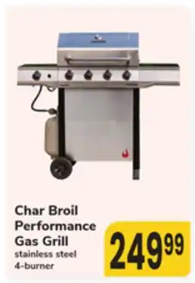 ACME Char Broil Performance Gas Grill offer