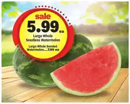 Meijer Large Whole Seedless Watermelon offer