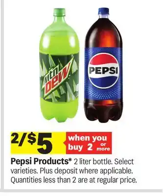 Meijer Pepsi Products offer