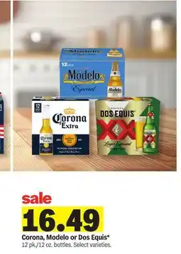 Meijer Corona, Modelo or Dos Equis offer